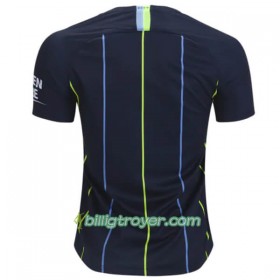 Billige Fotballdrakter Manchester City Bortedraktsett 2018/19 Kortermet